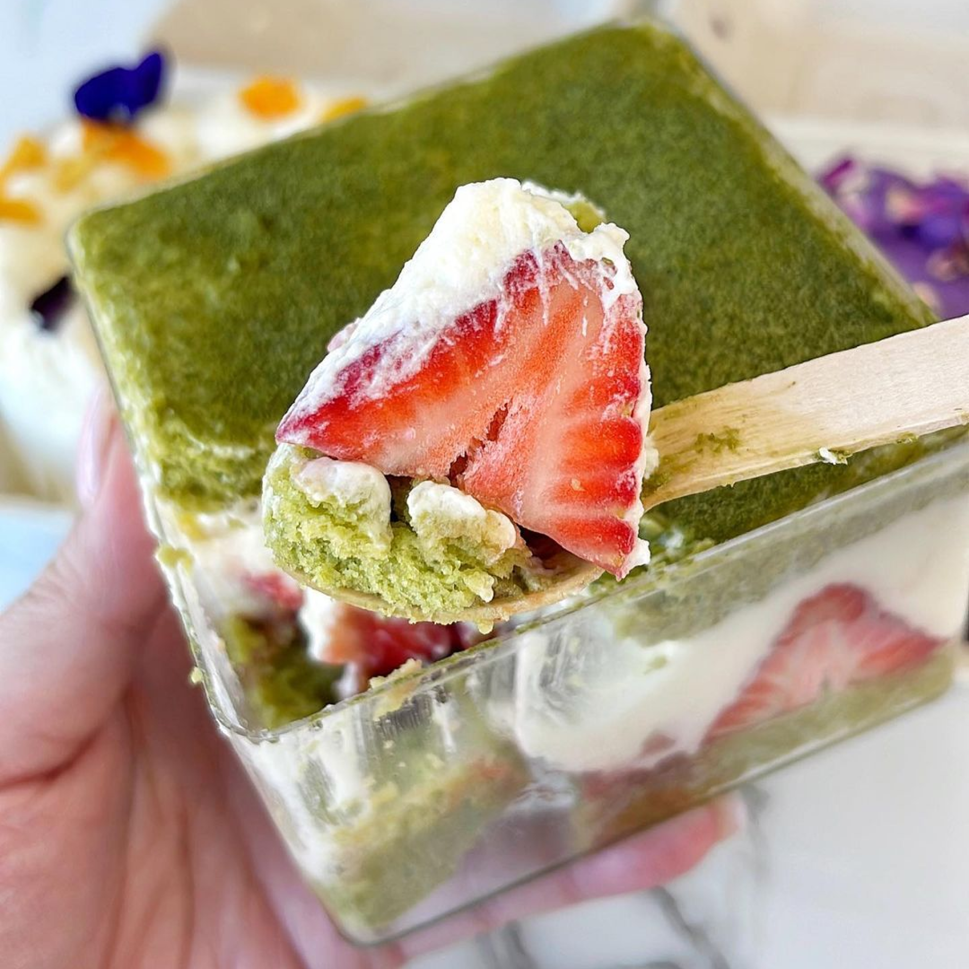 Matcha & Strawberry Gateau Box