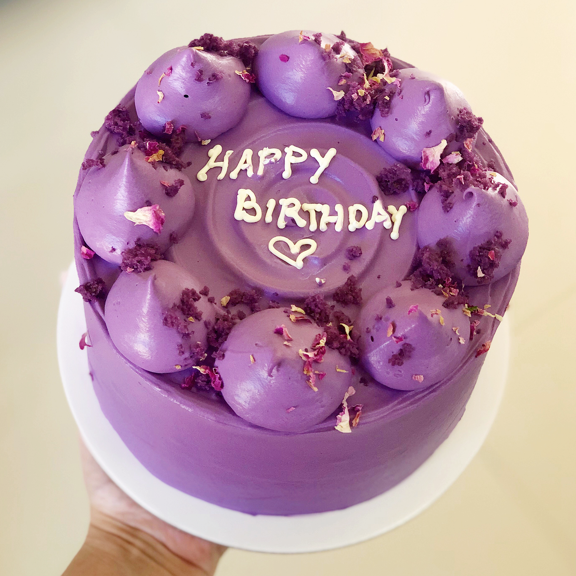 Ube Cream Cake